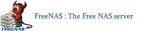 Logo FreeNAS. Servidor NAS.